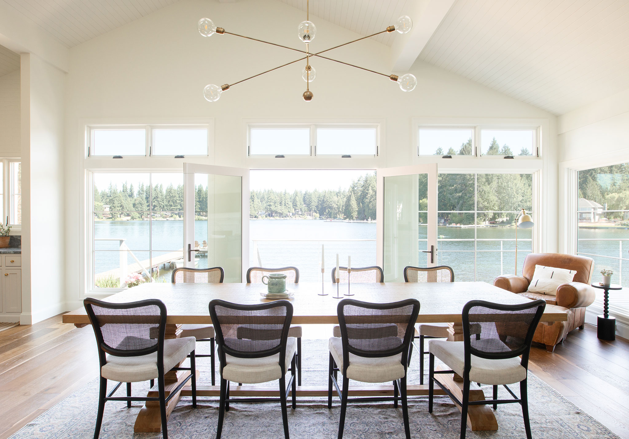 Pine Lake Remodel dinning table
